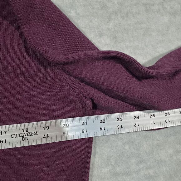 Mizzen+Main Sweater Mens Large Red Tight Knit Ribbed Hem Quarter Zip Pullover - Picture 3 of 8